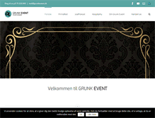 Tablet Screenshot of grunkevent.dk